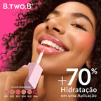 BTB Gloss Labial 3D Volume e Brilho com Ácido Hialurônico Hidratação Duradoura  - 8g