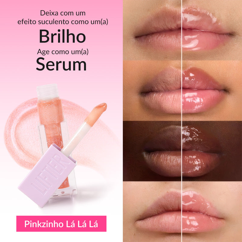 BTB Gloss Labial 3D Volume e Brilho com Ácido Hialurônico Hidratação Duradoura  - 8g