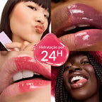 BTB Gloss Labial 3D Volume e Brilho com Ácido Hialurônico Hidratação Duradoura  - 8g