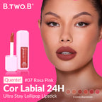 BTB Gloss Labial Choco Kiss Textura Aveludada e Cor Deliciosa Brilhante - 9g