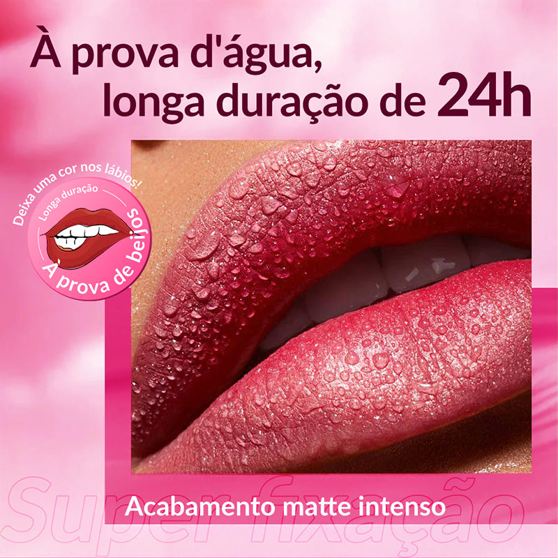 BTB Gloss Labial Choco Kiss Textura Aveludada e Cor Deliciosa Brilhante - 9g