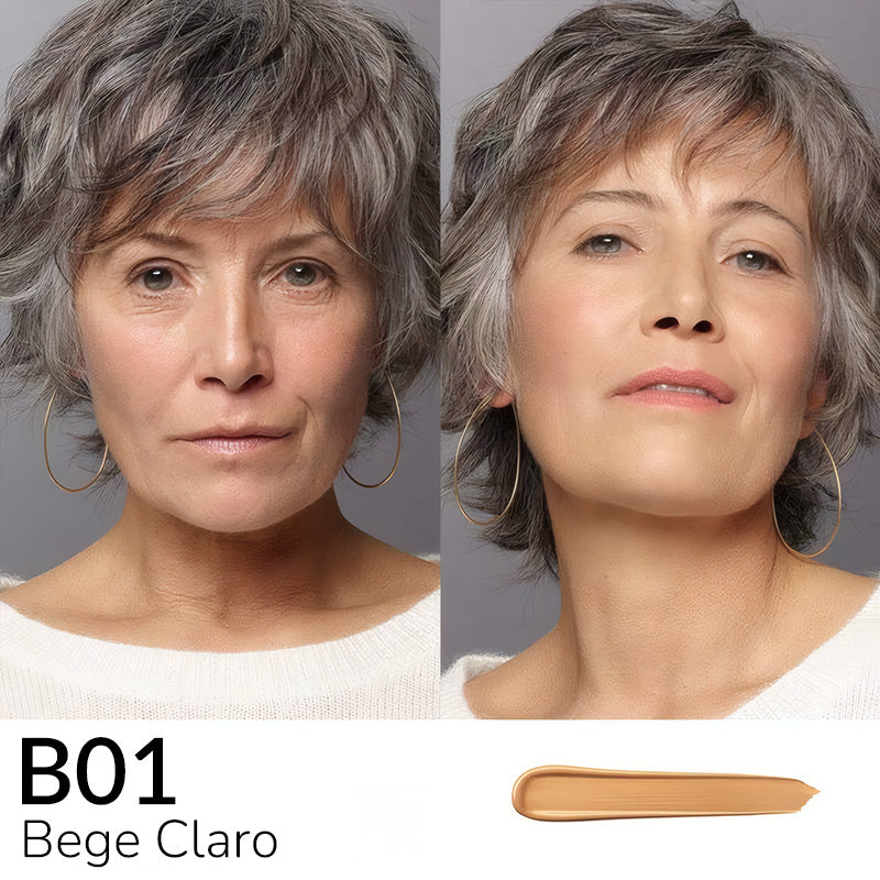 BTB Contorno & Corretivo 2 em 1 para Mulheres - Cobertura Total e Definição Perfeita com Toque Aveludado - 11g