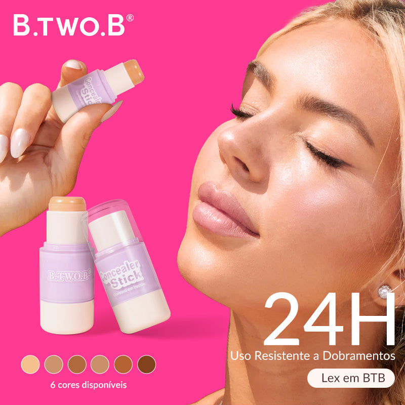 BTB Bastão de Contorno Macaron Textura Cremosa Uso Resistente a Dobramentos 24H - 11g