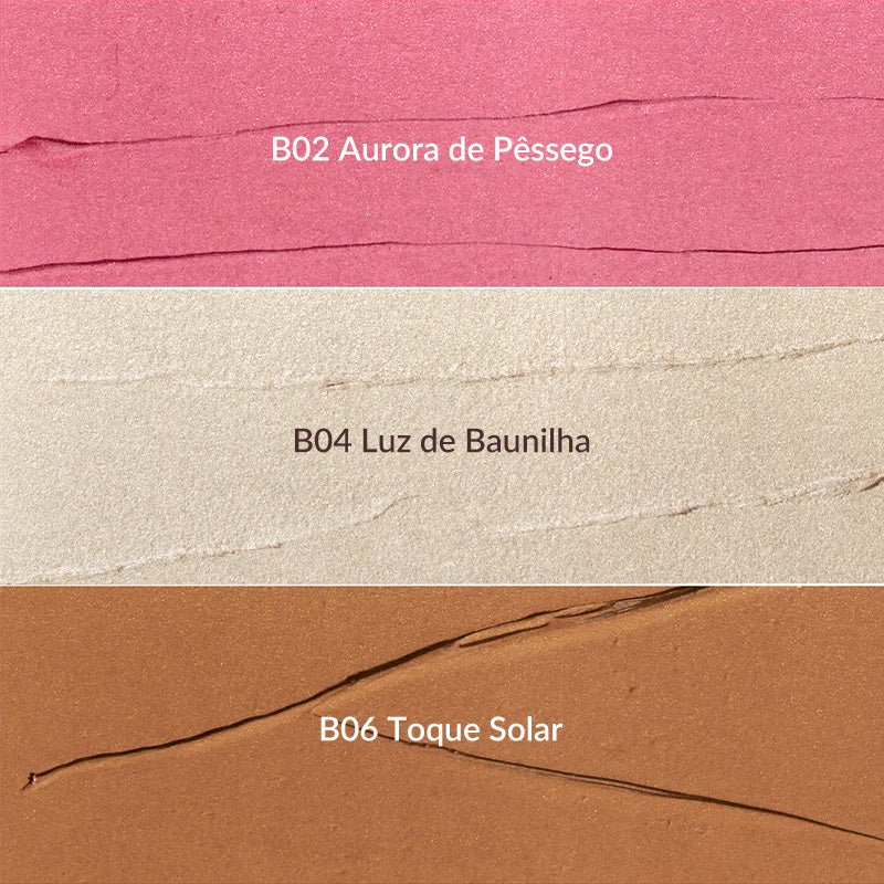 BTB Bastão Iluminador "Brilho de Sereia" – Glow Holográfico, Toque Mágico, Pele Radiante