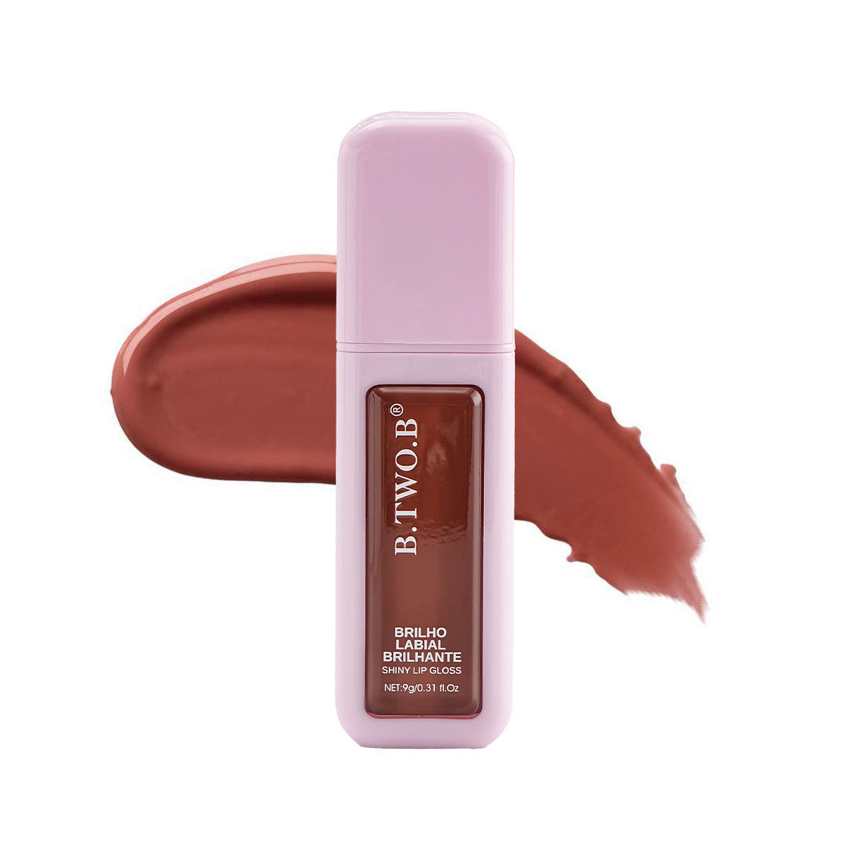 BTB Gloss Labial Choco Kiss Textura Aveludada e Cor Deliciosa Brilhante - 9g