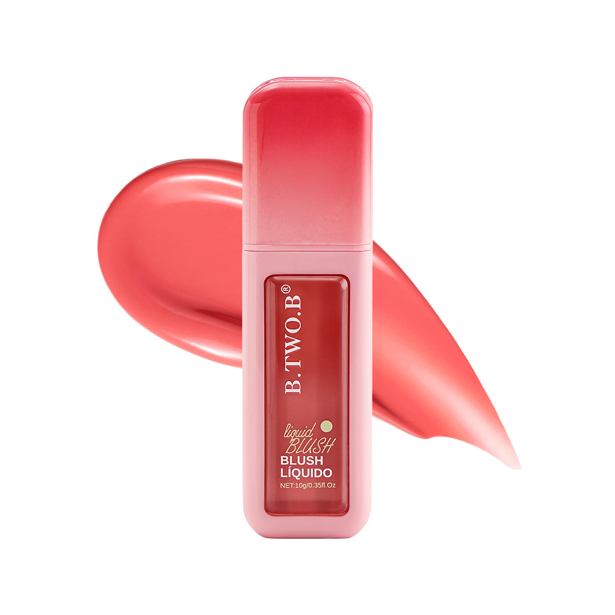 BTB Blush e Batom 2 em 1 Líquido Aveludado - 8g