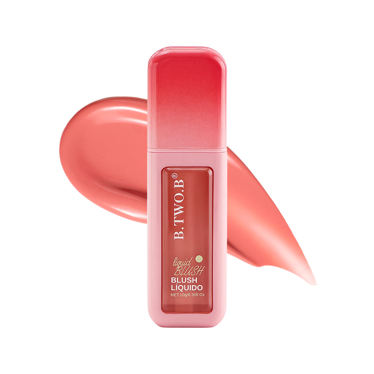 BTB Blush e Batom 2 em 1 Líquido Aveludado - 8g